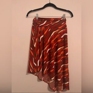 BCBGMaxAzria • high-low salsa skirt